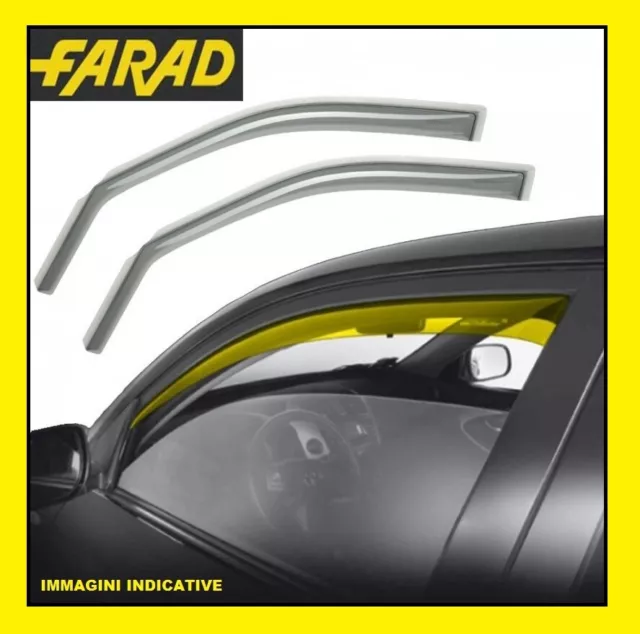 Déflecteurs Coupe-Vent D'Air Farad 2PZ Pour Nissan Micra 03>10 3P 2003>2010