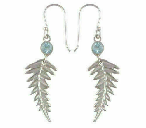 Boucles D'oreilles Tortue En Argent 925 Et Topazes - Occasion, Dormeuses