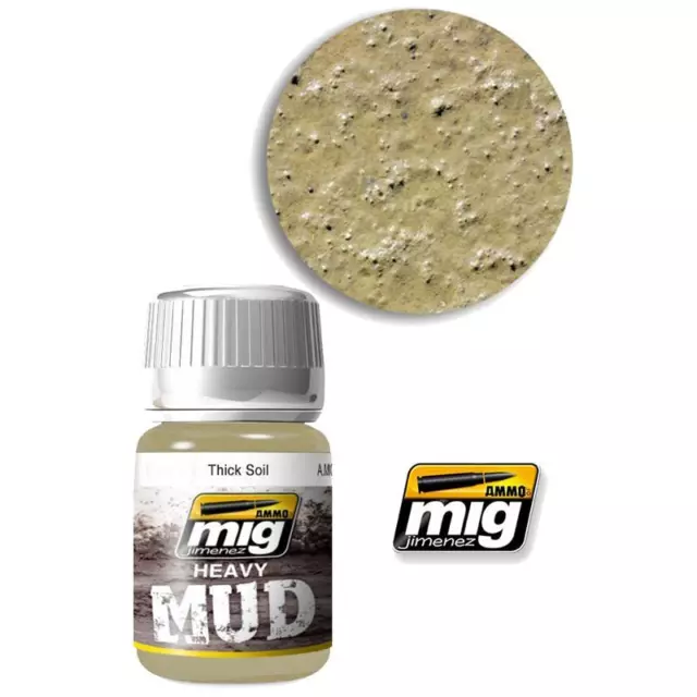 Ammo Mig Jimenez Heavy Mud Texture Thick Soil 1701