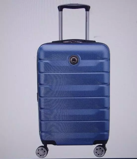 Delsey Air Armour Hardside Spinner Luggage 20" Navy Carryon $199