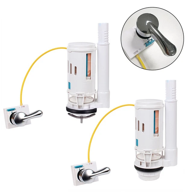 Valvola A Doppio Scarico Per Cassetta Alta In Ceramica "Pulsar Dual - Foto 12