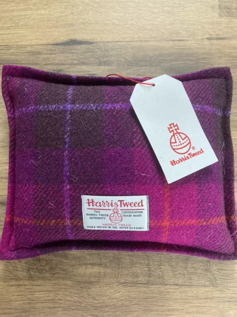 "Almohadilla de alfombra grande de fieltro con aguja en tela de tweed Harris relleno de arroz de Hesse 10""x8"""