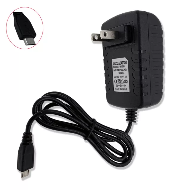 5V 2A High Power AC DCAdapter Wall Charger for Verizon Wireless Ellipsis 7