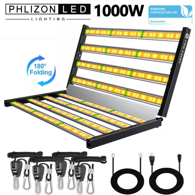 PHLIZON FD9600 1000W Full spectrum LED Commercial Grow Light Dimmable Indoor CO2