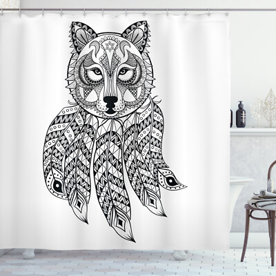 Crown Fauna selvatica Tenda da doccia stall Crown Monti sagomati 