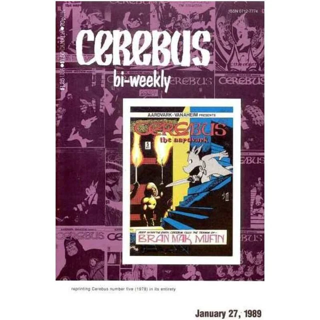 Cerebus Bi-Weekly #5 in Very Fine + condition. Aardvark-Vanaheim comics [v.