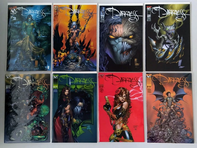 The Darkness Comic Book Lot Of 8 Ennis Silvestri Top Cow NM Image Comics