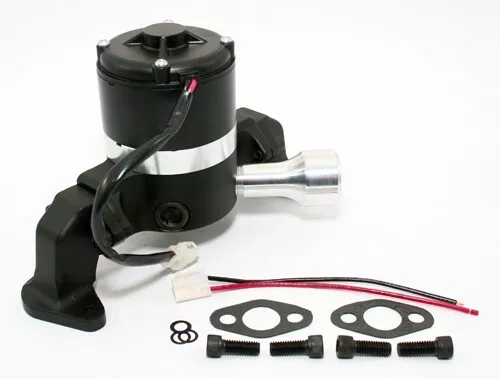 Big Block Ford 429 460 Electric High Volume HV Water Pump Billet Aluminum Black 3