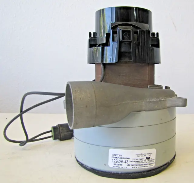 Tennant 5700 Scrubber Vacuum Motor 9004054 Ametek 122626-43