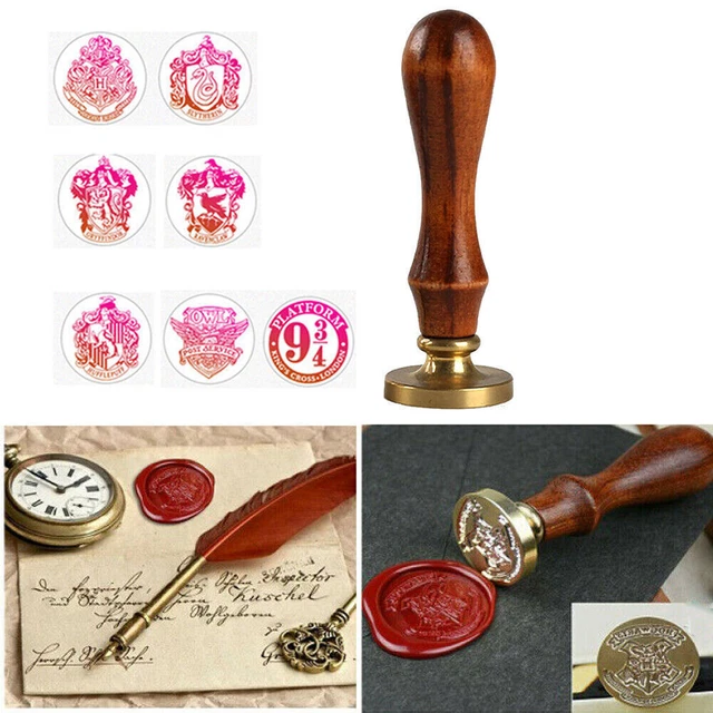 HARRY POTTER WAX Seal Stamp Hogwarts Gryffindor Slytherin Ravenclaw
