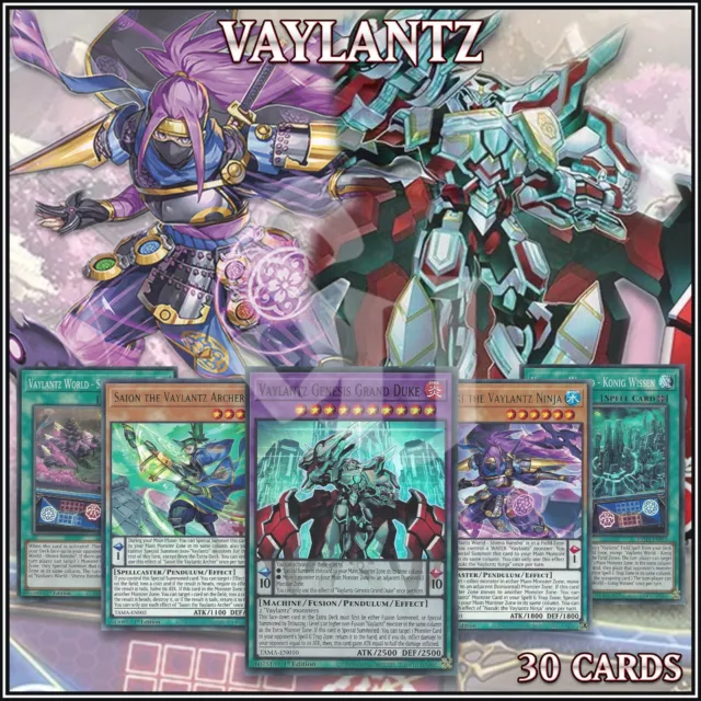 VAYLANTZ DECK 30 World Shinra Konig Buster Marquess Viscount Hojo TAMA YuGiOh🔥