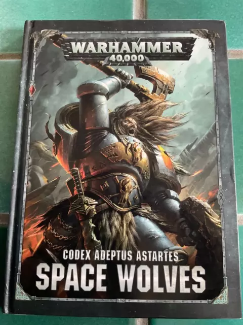 Warhammer 40,000 40K Codex Adeptus Astartes SPACE WOLVES Army Book HC GW