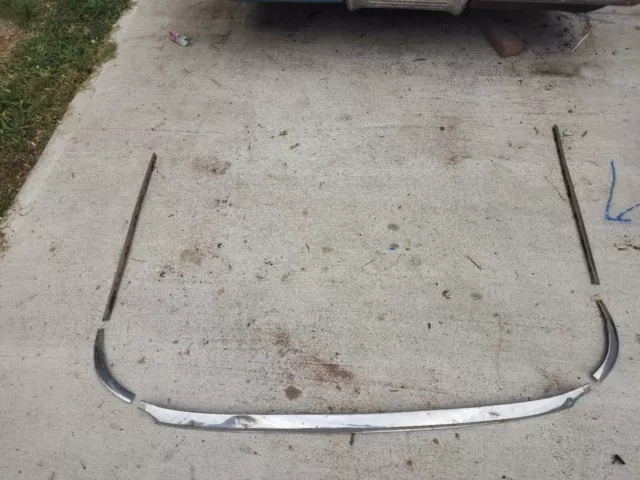 1960 Impala 2 Door HT Lower Back Window Molding 5 Piecs