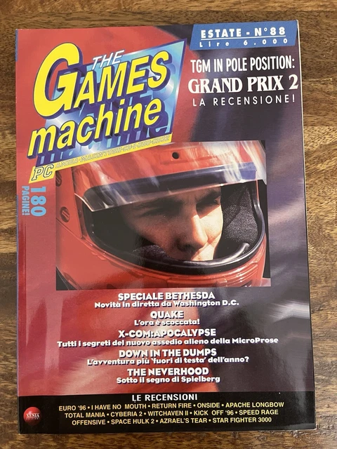 THE GAMES MACHINE TGM RIVISTA VIDEOGIOCHI VINTAGE RETROGAME NUMERO 88 ...