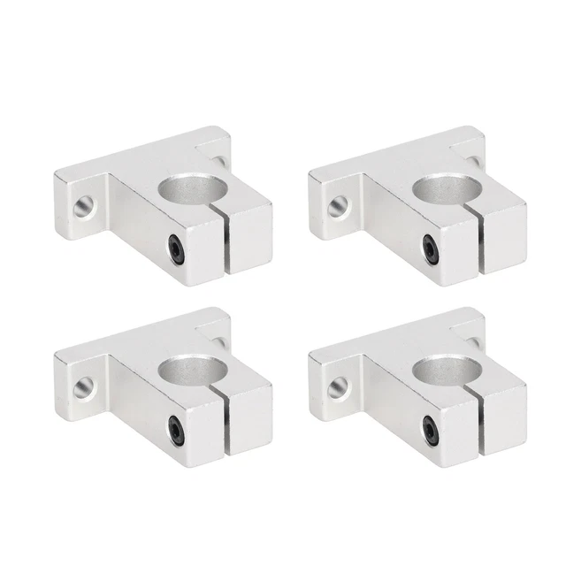 4 Pcs Rail Guide Support Linear Motion Bracket 16mm Rod Linear Shaft Support