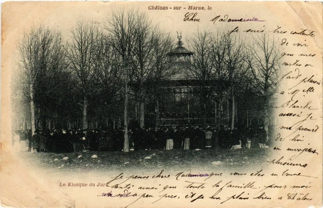CPA CHALONS-sur-MARNE - Le Kiosque (363633)