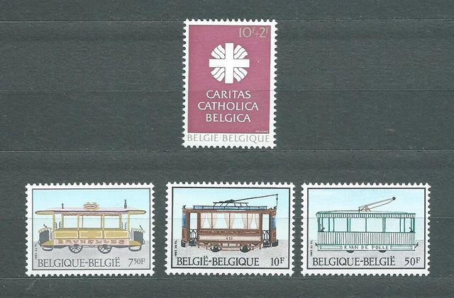 BELGIË BELGIQUE - 1983 YT 2078 à 2081 - TIMBRES NEUFS** MNH LUXE