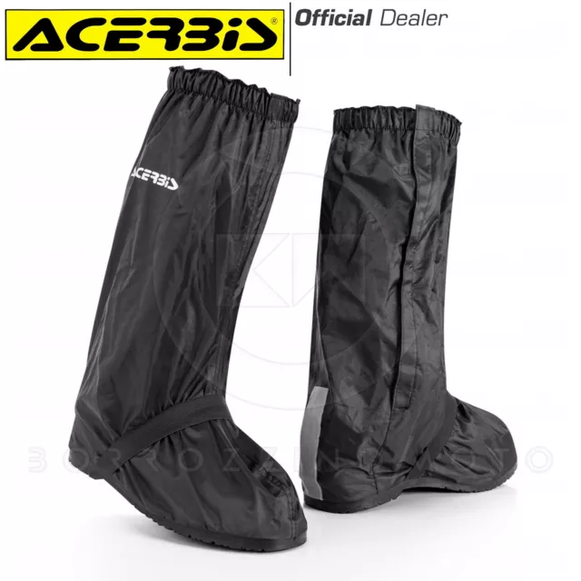 Acerbis Protezione Scarpe Anti Pioggia Moto Scooter Impermeabili Neri Uomo Donna