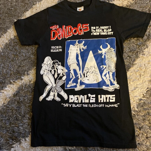 THE DEVILDOGS SHIRT Punk Rock Rockabilly Band Size S Vintage Sicko