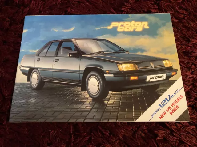 Proton Range Brochure 1991 - UK Issue inc Saloon & Aeroback