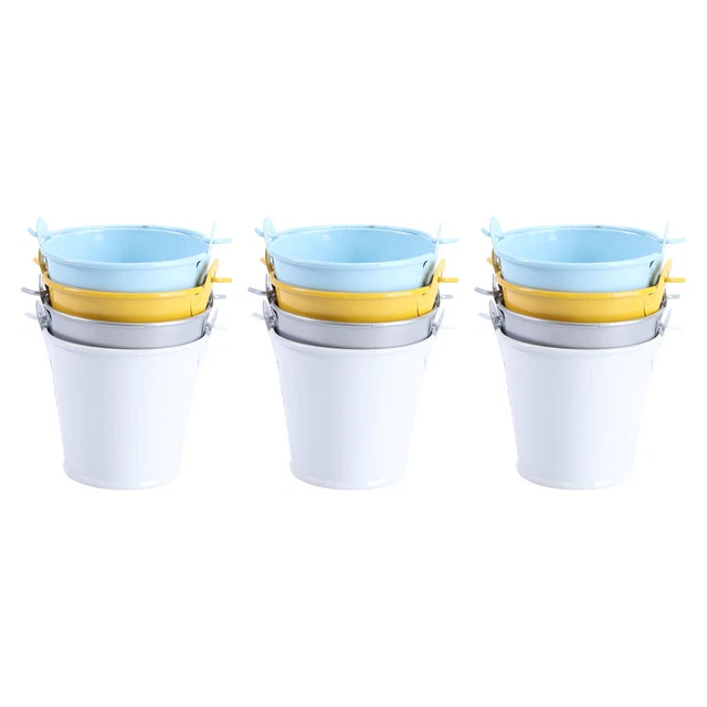 12 Pcs Vintage Flower Pot Rustic Flower Vase Hanging Flower Pot Rural 11