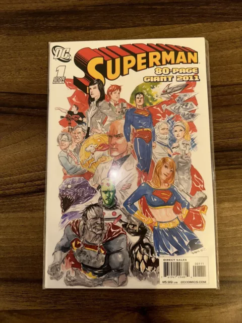 SUPERMAN 80-Page GIANT #1 (2011) Dustin Nguyen Cover DC Comics