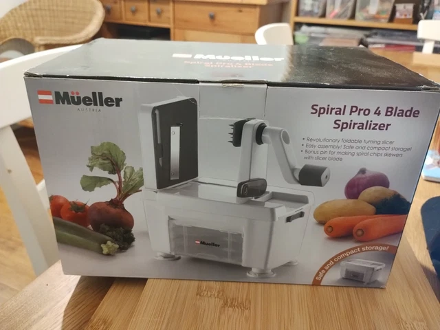 Espiralizador Mueller Spiral Pro 4 hojas (en caja original)