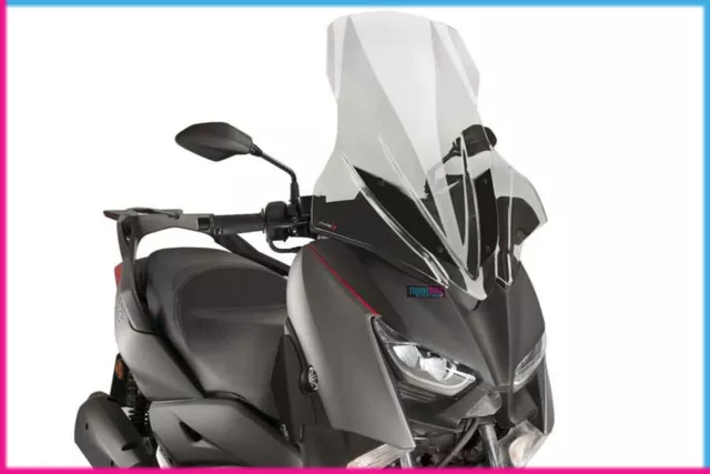 Puig Pare Brise  V-Tech Line Touring Pour Yamaha X-Max 400 2020 Fume Clair