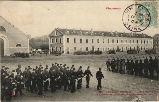 CPA VINCENNES Quartier d'Artillerie (806933)