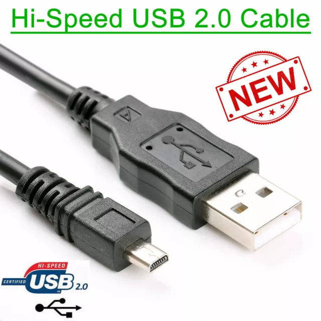 USB Data Cable f/ Nikon Coolpix Camera 5600 5900 7600 7900 8400 8800 E2100 E2200