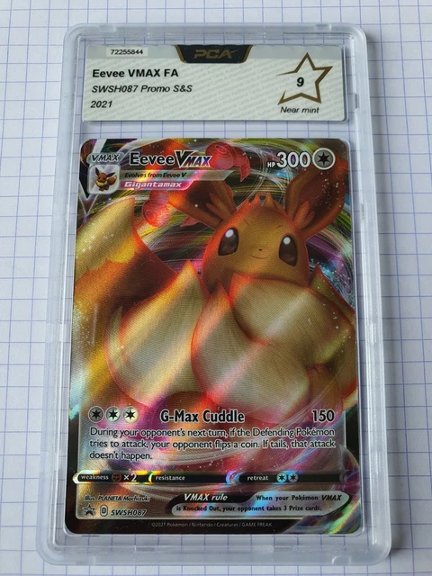 pokemon card place near me Pokemon Eevee VMAX SWSH087 Sword & Shield Promo Rare Full Art Pokemon Card  : Amazon.co.uk: Toys & Games