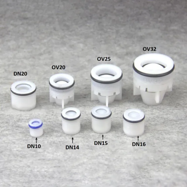 Válvula de retención de inserción de plástico 10 mm ~ 32 mm conector de control de agua unidireccional sin retorno