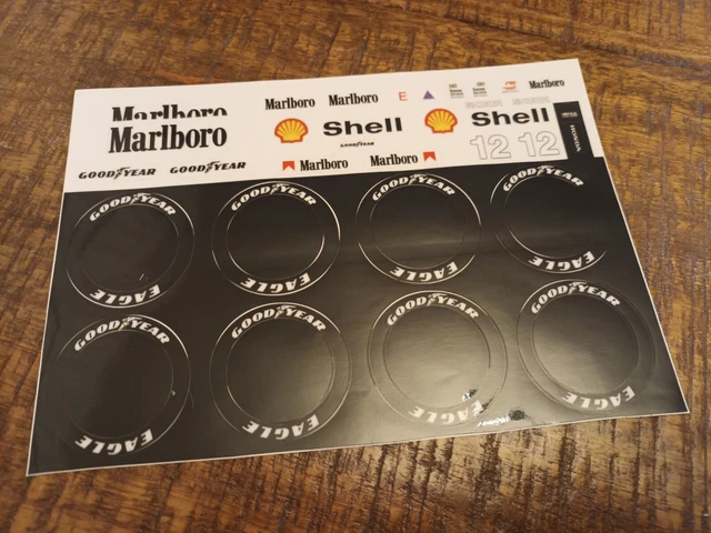 LEGO ICONS: MCLAREN Mp4/4 & Ayrton Senna (10330) with Marlboro stickers