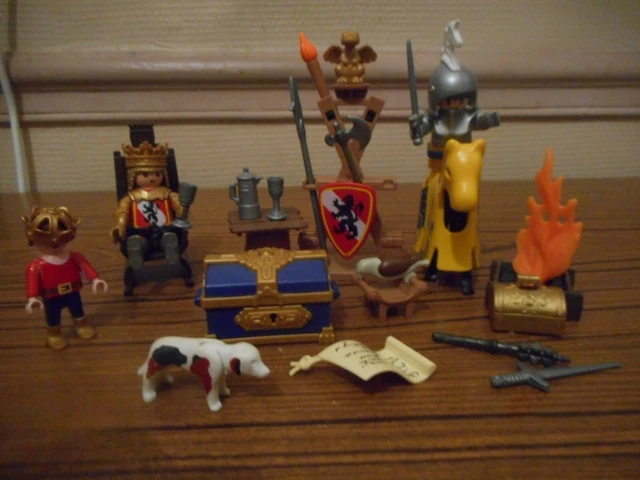 PLAYMOBIL 4160 CHEVALIER Des Dragons Avec Cheval Noir Calendrier De L