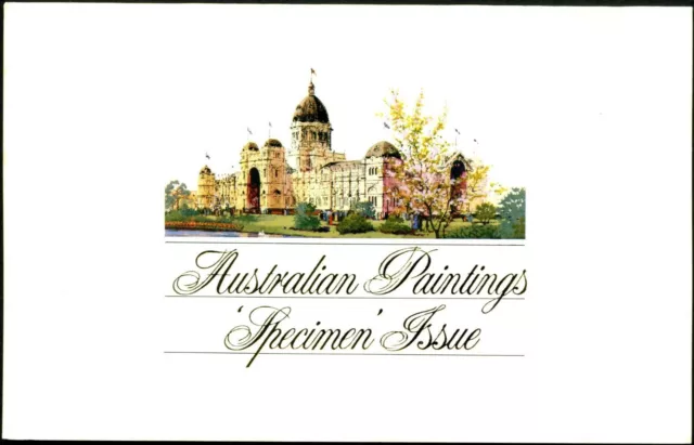 1984 Australian Paintings Specimen Issue Ausipex 84 Stamp Pack, Unopened, GC