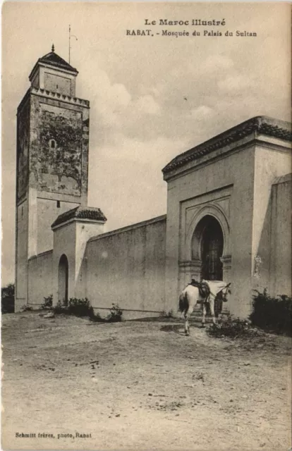 CPA AK RABAT Mosquée du palais du Sultan MAROC (24320)