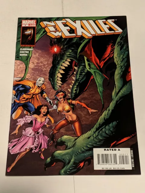 New Exiles #5 July 2008 Marvel Comics Claremont Castro Hanna