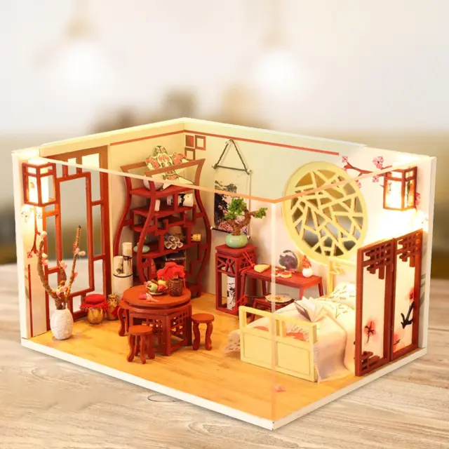 Kit mini casa Casa delle bambole in miniatura fai-da-te con accessori per