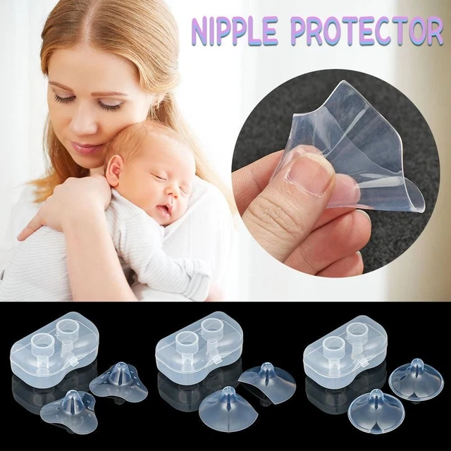 Protectores de pezón de silicona protectores de pezón cubierta protectora alimentación madres