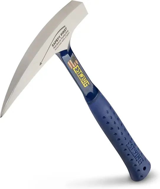 Estwing Rock Pick - 22 oz Geological Hammer with Pointed Tip & Shock Reduction -