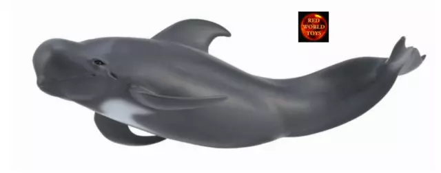 Pilot Whale Sealife Toy Model Figure by CollectA 88613 Brand New