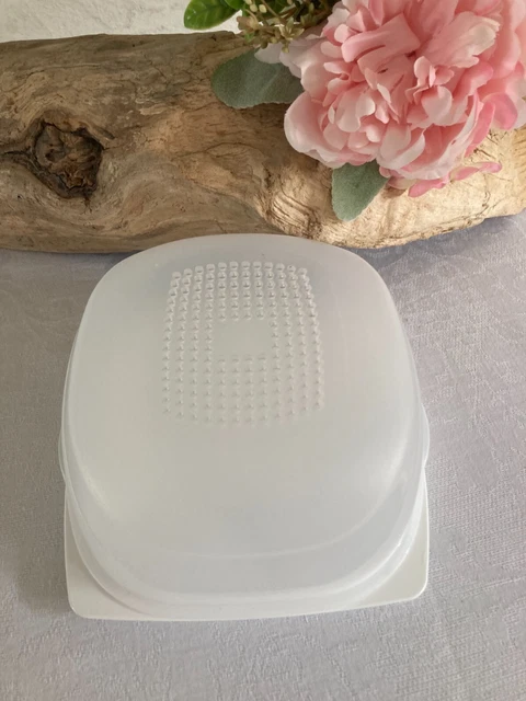 Lot De 2 Mini Cloches à Fromage Tupperware – Rouge, Occasion, Conservation Alimentaire