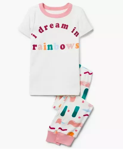 Nwt~Gymboree~Rainbow Dreams 2 Piece Pajamas Gymmies Sleep Set~12-18 18-24 2T 3