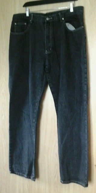 LE SHARK Red Rock jeans 38 inch waist leg 32 black 18.00