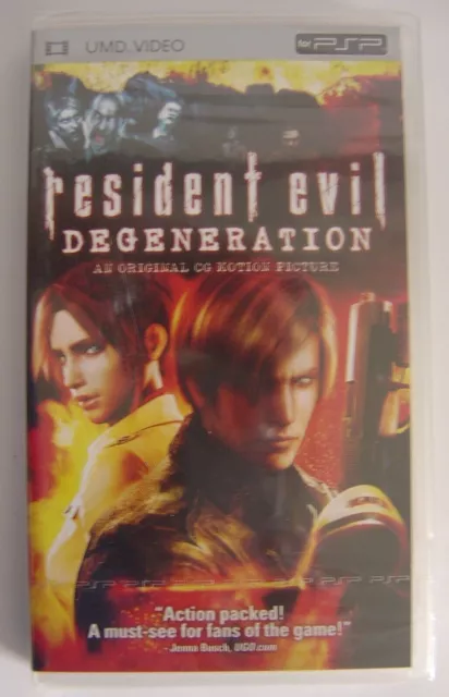Resident Evil: Degeneration (UMD PSP, 2009) Film Movie - New & Sealed (046)