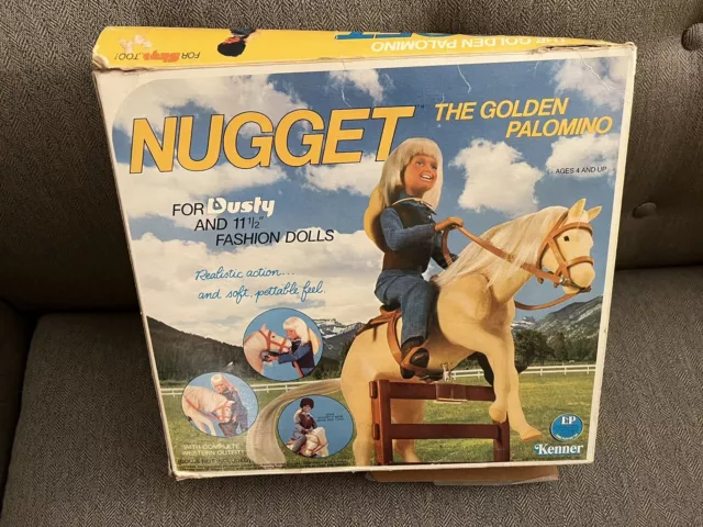 Vintage 1970s Kenner DUSTY Doll Golden Palomino Nugget Original Box Only