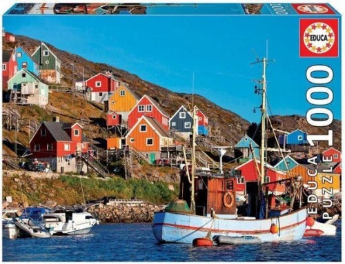 Carletto 9217745 - Educa, Nordic Houses, Puzzle, 1000 Teile|ab 8 Jahren