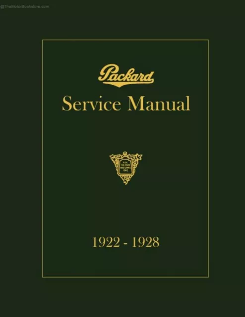 1922 - 1928 Packard Shop Manual