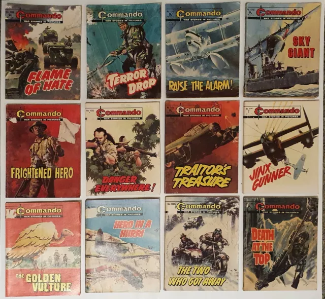 Commando War Comics No. 1245 to No. 1419 Single Issue Selection