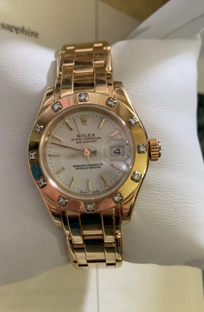 Rolex Oyster Perpetual Datejust Pearlmaster watch Ladies, 29mm Style # 80318 Rolex Oyster Perpetual Datejust Pearlmaster watch Ladies, 29mm Style # 80318